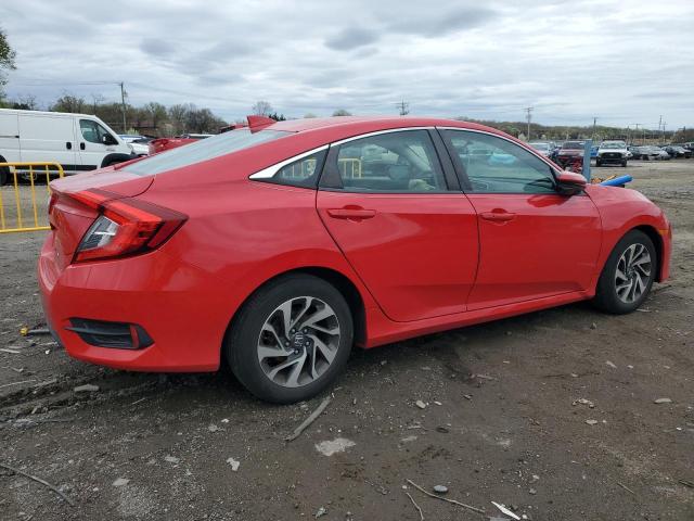 HONDA CIVIC EX 2018 red  gas 2HGFC2F7XJH519377 photo #4