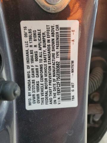 2016 HONDA CIVIC EX - 19XFC2F75GE093682