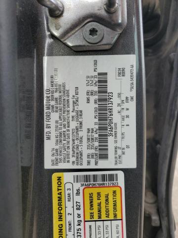 2017 FORD FUSION SE - 3FA6P0H76HR137923