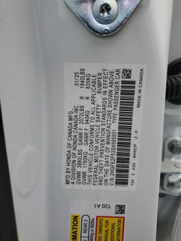 2025 HONDA CIVIC SPOR 2HGFE2F53SH565501