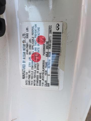 2020 INFINITI Q60 PURE JN1EV7EL6LM380500