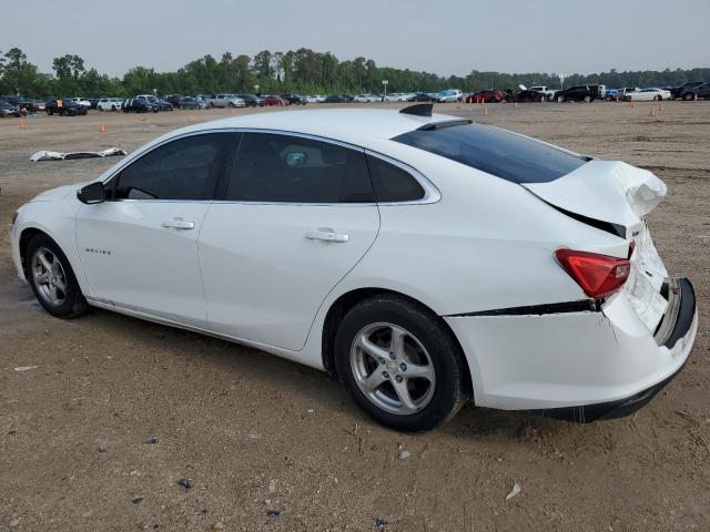 CHEVROLET MALIBU LS 2017 white sedan 4d gas 1G1ZB5ST3HF158288 photo #3