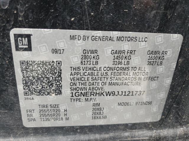 2018 CHEVROLET TRAVERSE L - 1GNERHKW9JJ121737