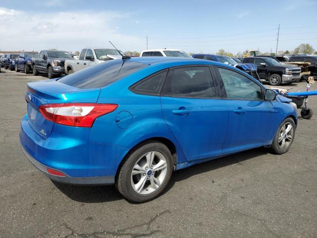 FORD FOCUS SE 2014 blue sedan 4d gas 1FADP3F24EL398073 photo #4