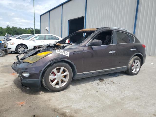INFINITI EX35 BASE 2008 brown  gas JNKAJ09E48M303916 photo #1