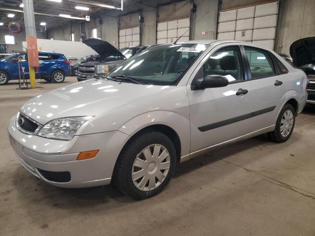 2005 FORD FOCUS ZX4 BLUE 1FAFP34N55W317943