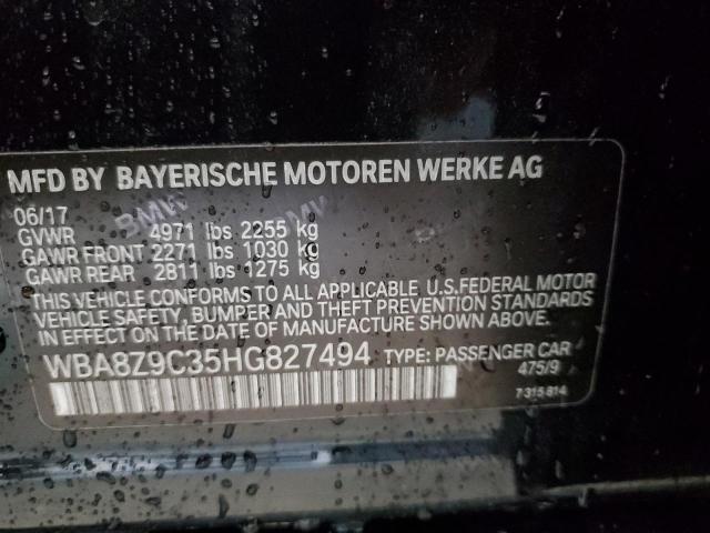 2017 BMW 330 XIGT WBA8Z9C35HG827494