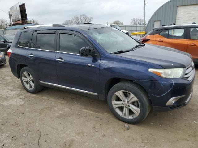 Vin: 5tddk3eh7ds230360, lot: 51283075, toyota highlander limited 20134