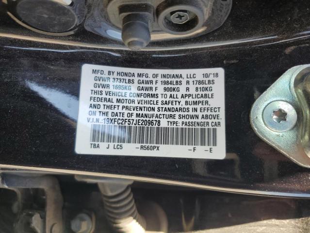 2018 HONDA CIVIC LX - 19XFC2F57JE209678