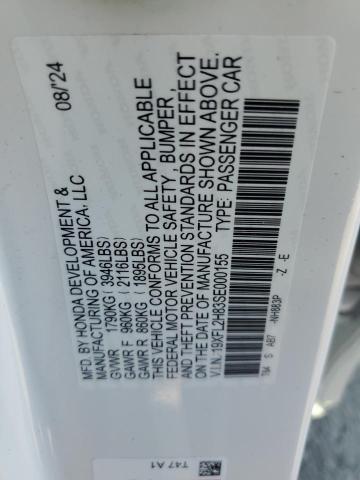 2025 HONDA CIVIC SPOR - 19XFL2H83SE000155