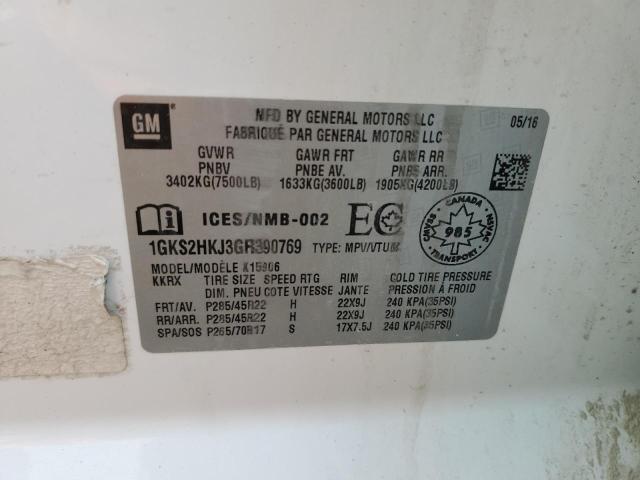 2016 GMC YUKON XL D 1GKS2HKJ3GR390769