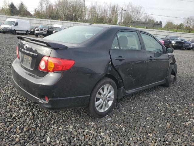 TOYOTA COROLLA BA 2010 black  gas 1NXBU4EE7AZ372501 photo #4