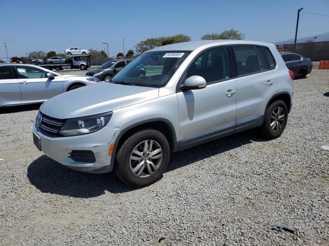 VOLKSWAGEN TIGUAN S 2013 silver  gas WVGAV7AX0DW530607 photo #1