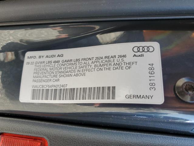 2023 AUDI A5 PREMIUM - WAUCBCF54PA012407