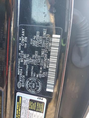 2015 HYUNDAI SANTA FE G - KM8SNDHF2FU092753