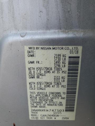 2018 NISSAN FRONTIER S - 1N6AD0ER9JN747503