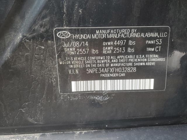 2015 HYUNDAI SONATA SPO - 5NPE34AFXFH032828