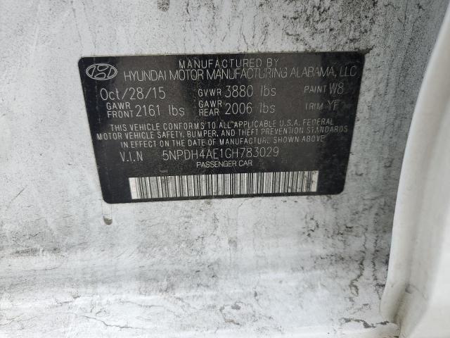2016 HYUNDAI ELANTRA SE - 5NPDH4AE1GH783029