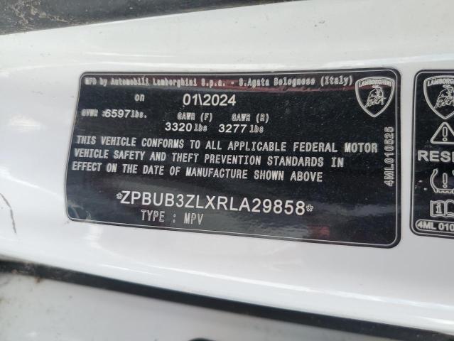 2024 LAMBORGHINI URUS S ZPBUB3ZLXRLA29858