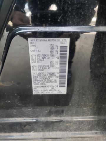 2017 NISSAN PATHFINDER 5N1DR2MM6HC655401