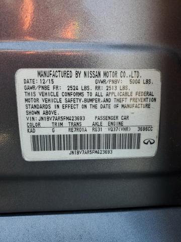 2015 INFINITI Q50 BASE - JN1BV7AR5FM423693