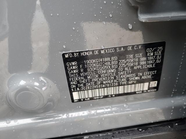 2025 HONDA HR-V SPORT 3CZRZ2H58SM781238