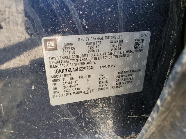 2017 GMC ACADIA SLE - 1GKKNKLA5HZ297045