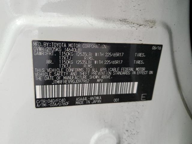 2016 TOYOTA RAV4 XLE - JTMRFREV9GJ097962