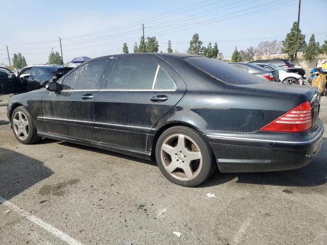 MERCEDES-BENZ S 500 2005 black  gas WDBNG75J45A434501 photo #3