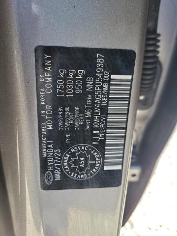 2023 HYUNDAI ACCENT KMHLM4AG5PU549387