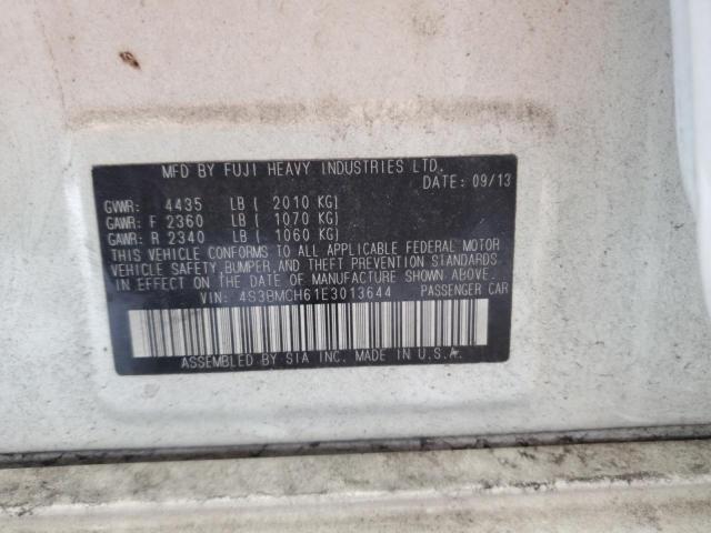 2014 SUBA LEGACY 2.5I SPORT - 4S3BMCH61E3013644