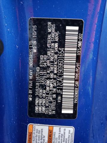 2016 SUBARU BRZ 2.0 LI JF1ZCAC19G9601654