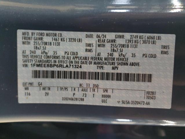 2024 FORD BRONCO OUT 1FMEE8BP6RLA71324