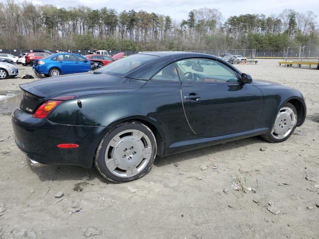 LEXUS SC 430 2003 black converti gas JTHFN48Y730040253 photo #4