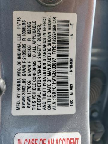 2016 HONDA CIVIC TOUR - 19XFC1F91GE003097