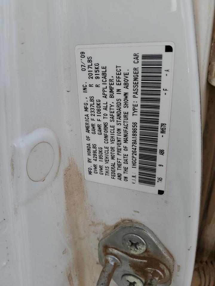 Lot #3272190207 2009 HONDA ACCORD LXP