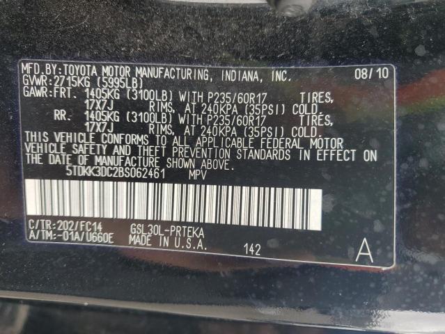 2011 TOYOTA SIENNA LE - 5TDKK3DC2BS062461