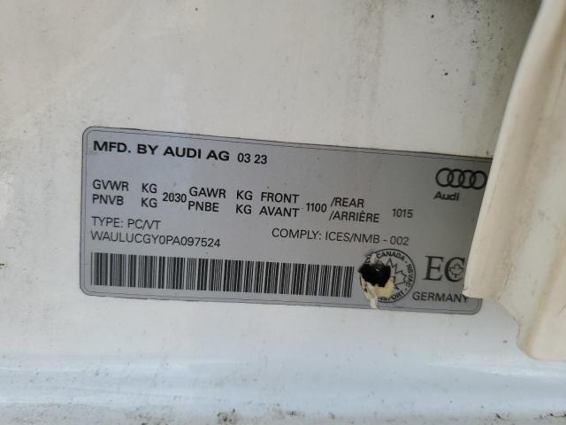 2023 AUDI A3 PROGRES - WAULUCGY0PA097524
