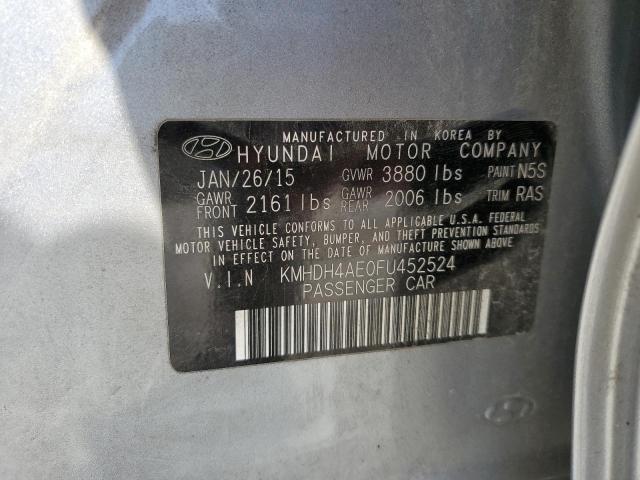 2015 HYUNDAI ELANTRA SE - KMHDH4AE0FU452524
