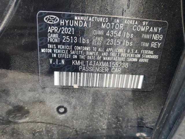 2021 HYUNDAI SONATA SEL - KMHL14JAXMA155238