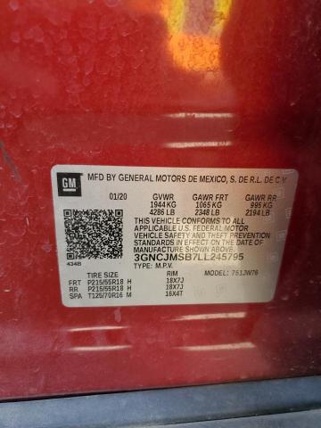 2020 CHEVROLET TRAX PREMI - 3GNCJMSB7LL245795