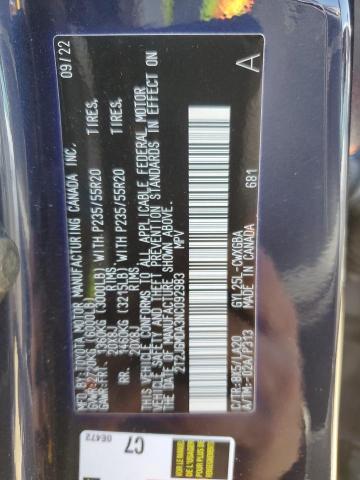 2022 LEXUS RX 450H 2T2JGMDA3NC092983