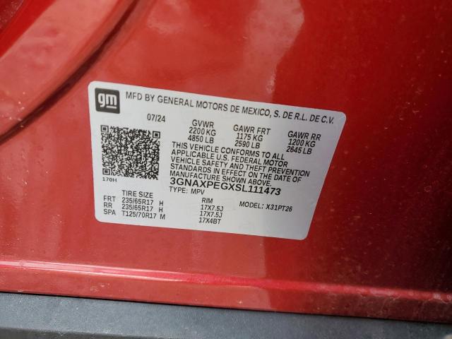 2025 CHEVROLET EQUINOX LT - 3GNAXPEGXSL111473