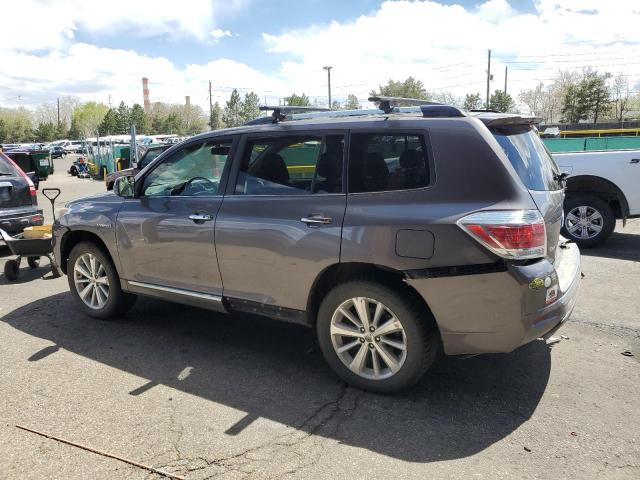 Vin: jtedc3ehxd2012770, lot: 54064335, toyota highlander hybrid limited 20132