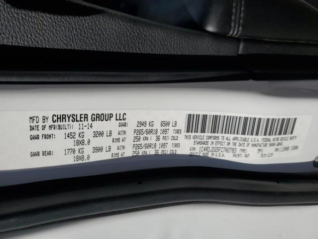2015 DODGE DURANGO LI - 1C4RDJDG5FC702783