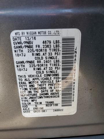 2017 NISSAN ROGUE S - JN8AT2MV7HW260826
