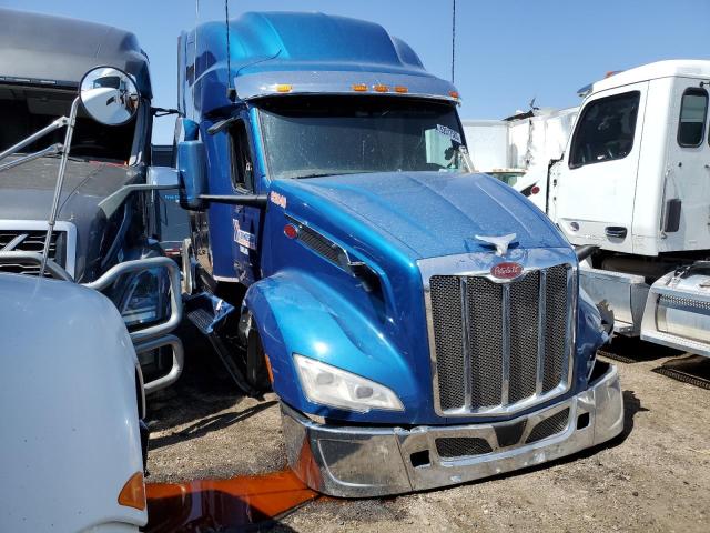 PETERBILT 579 2022 blue  diesel 1XPBD49XXND813848 photo #1