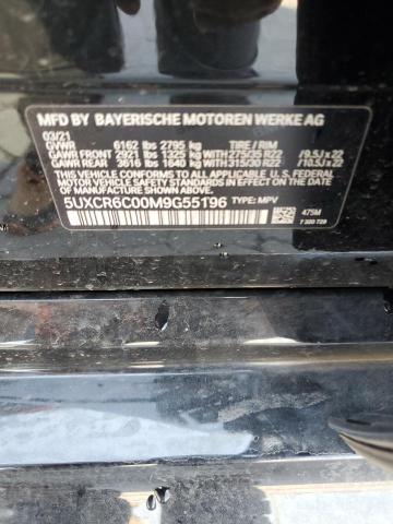 2021 BMW X5 XDRIVE4 - 5UXCR6C00M9G55196