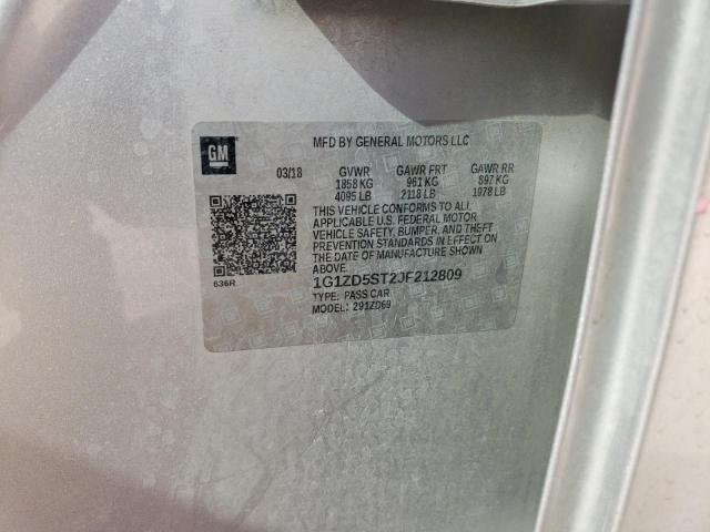 2018 CHEVROLET MALIBU LT - 1G1ZD5ST2JF212809