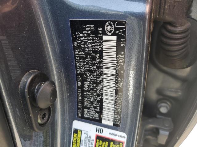 2017 TOYOTA COROLLA L - 2T1BURHE9HC795665